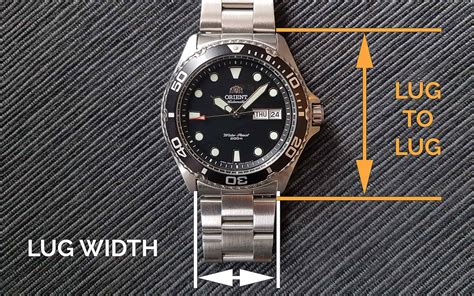 lug to lug wrist size.